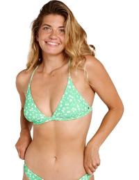 Rip Curl Women's Surf Side Cross Back Triangle Bikini Top Light Green