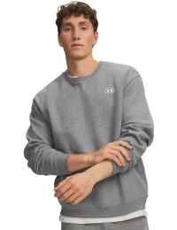 Under Armour Men's UA Rival Fleece Crew Castlerock Light Heather