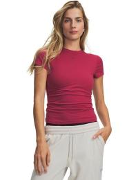 Under Armour Women's Motion Fitted Shortsleeve Claret