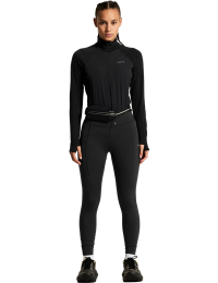 Craft Women's Wool Wind Half Zip Ls Black