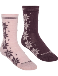 Kari Traa Women's Vinst Sock 2-pack Cocoa Powder