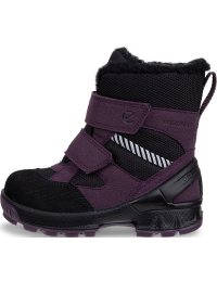 Ecco Kids' Biom Hike I High Boot Black/mauve/black