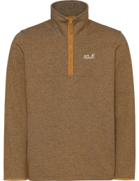 Jack Wolfskin Men's Pinetrail Half Zip Peanut