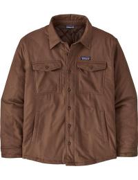 Patagonia Men's Lightweight Insulated Fjord Flannel Shirt Berm Brown