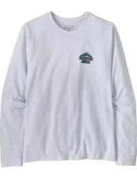 Patagonia Men's Long-Sleeved Great Waves Responsibili-Tee Fiber White