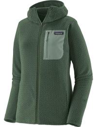 Patagonia Women's R1 Air Fleece Full-Zip Hoody Canopy Green