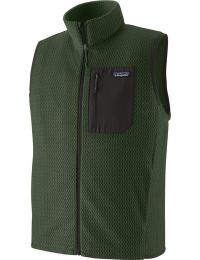 Patagonia Men's R1 Air Fleece Vest Treeline Green