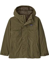 Patagonia Kids' Insulated Outdoor Everyday Jacket Basin Green