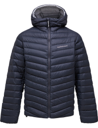 Peak Performance Men's Frost Down Hood Jacket Motion Grey/antarctica/