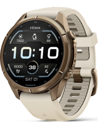 Garmin Fenix 9 Pro AMOLED 43 mm Gold/cream/fog Gray