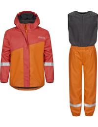 Urberg Kids' Sylte PU Rain Set Pumpkin Spice
