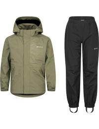Urberg Juniors' 2L Rain Set Black/green