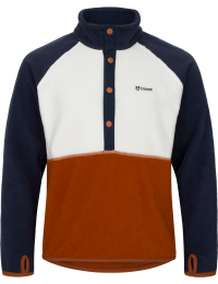 Urberg Junior's Colour Block Fleece Sweater Mood Indigo