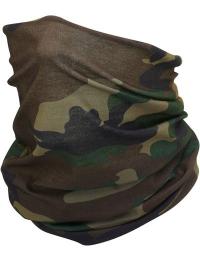 Brandit Rundt tørklæde - Multifunktionel Bandana - Unisex - woodland