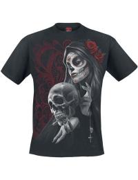 Spiral T-shirt - Kærlighed er død - S till 4XL - Herrer - sort