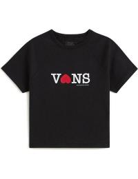 Vans T-shirt - Souvenir baby-T-shirt - S till XL - Damer - sort