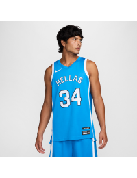 Giannis Antetokounmpo Greece Limited Road Nike Replica-basketballtrøje til mænd - blå