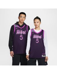 Anthony Edwards Minnesota Timberwolves City Edition Nike NBA Swingman-spillertrøje til mænd - lilla