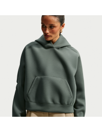 Oversized Nike Article Fleece-hættetrøje til kvinder - grøn