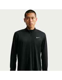Nike Pacer Dri-FIT-løbetop med 1/2 lynlås til mænd - sort