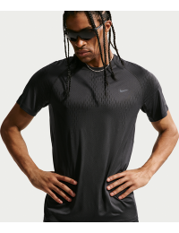 Kortærmet Nike Stride Plus Dri-FIT ADV-løbetop til mænd - sort