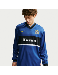 Inter Milan Energy Third Nike Dri-FIT-fodboldtrøje med lange ærmer til mænd - blå