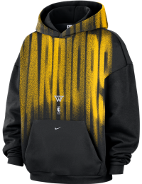 Golden State Warriors Nike Standard Issue-basketballhættetrøje i fleece til mænd - sort
