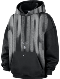 San Antonio Spurs Nike Standard Issue-basketballhættetrøje i fleece til mænd - sort