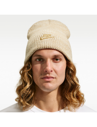 Nike Peak Holiday-beanie med højt opslag - brun