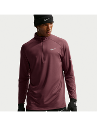 Nike Stride Dri-FIT-løbetop med 1/2 lynlås til mænd - brun