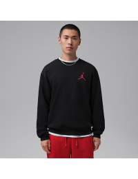 Jordan-sweatshirt i fleece med crewneck til mænd - sort