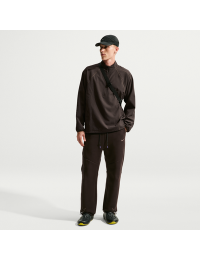 Nike Tech-fleecebukser med åben kant til mænd - brun