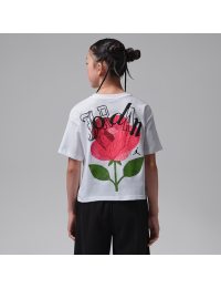 Air Jordan Papercut-T-shirt til større børn - hvid
