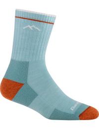Darn Tough Women's Hiker Micro Crew Midweight Hiking Sock Cushion Glacier