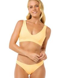 Rip Curl Women's Premium Surf D Cup Deep V Bikini Top Mango