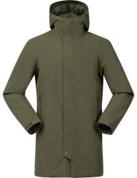 Bergans Men's Urban Insulated Shell Coat  Dark Green Mud