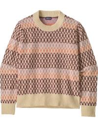 Patagonia Women's Recycled Wool-Blend Crewneck Sweater Starlight: Dark Natural