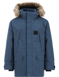 Didriksons Kids' Sylvin Parka Mountain Blue