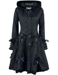 Poizen Industries Vinterfrakke - Alice Rose Coat - S till 4XL - Damer - sort