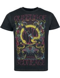 Queens Of The Stone Age T-shirt - Neon Sacrilege - S till 4XL - Herrer - antracit
