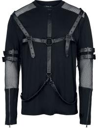 Heartless Langærmet - Herre Harland Top - S till XXL - Herrer - sort