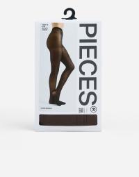 Pieces - Brun - Pcnew Nikoline 20 Den 2 Pack Tights