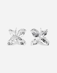 Pilgrim - Sølv - Trace Flower Earrings