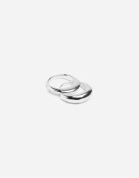 Pilgrim - Sølv - Kaisyn Ring, 2-in-1 Set