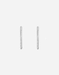Pilgrim - Sølv - Root Hoop Earrings