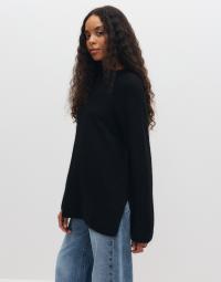 Pieces - Sort - Pctina Ls O-Neck Knit Noos