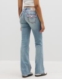 True Religion - Blå - Becca Mr Bootcut Super T Flap