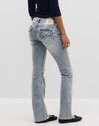 True Religion - Blå - Becca Mr Bootcut Big T Flap