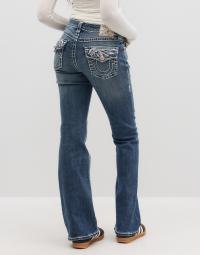 True Religion - Blå - Wing Becca Mr Bootcut Super T