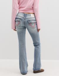 True Religion - Blå - Becca Mr Bootcut Big T Flap